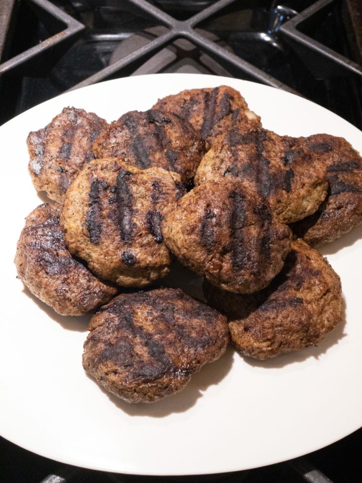 Persian kabab burger patties