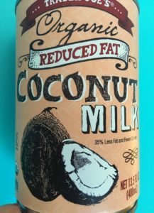can of reduced fat coconut milk