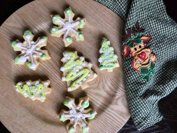 Easy Cut Out Christmas Cookies with Icing