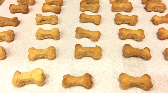Baked Peanut Butter Dog Treats 