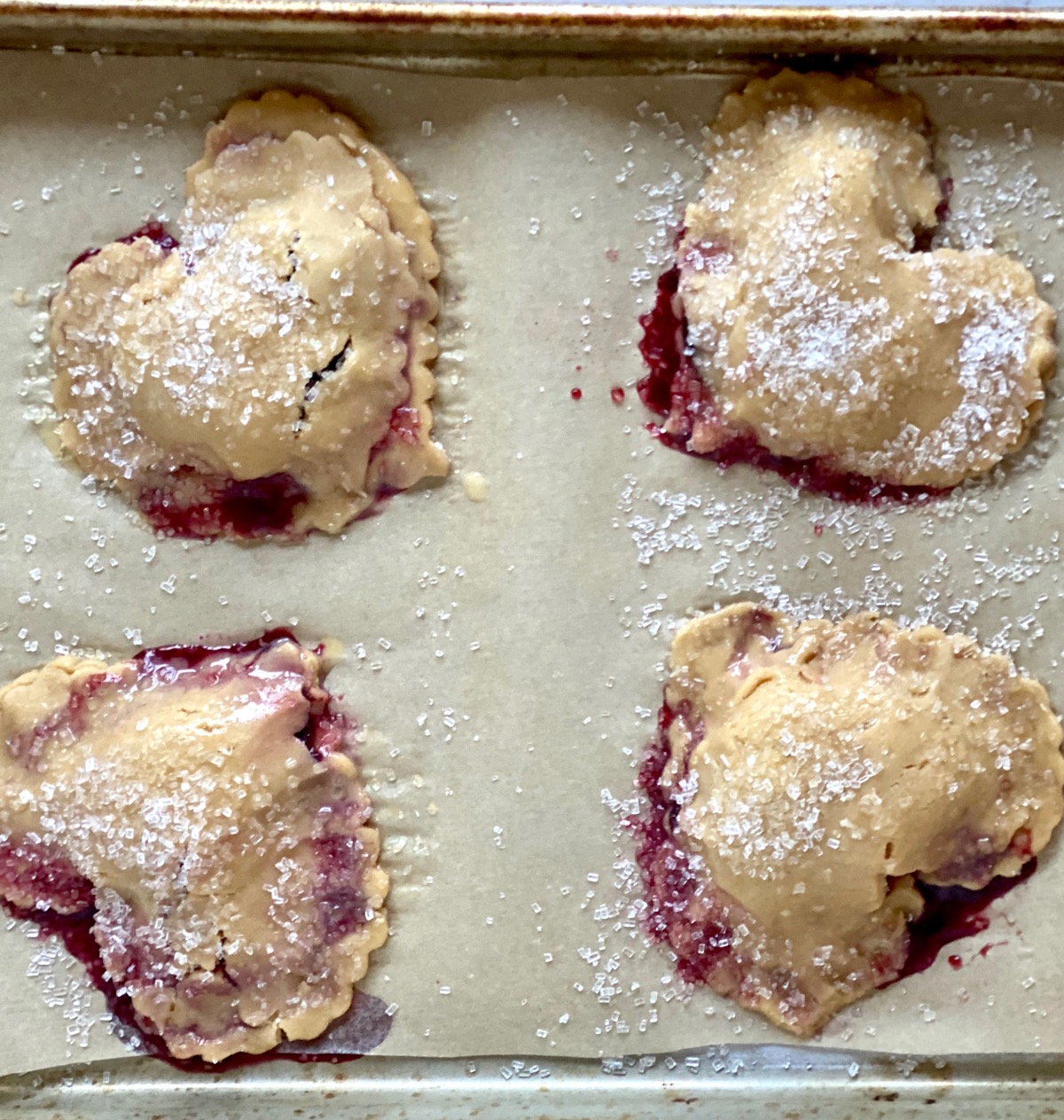 whole wheat cherry hand pies