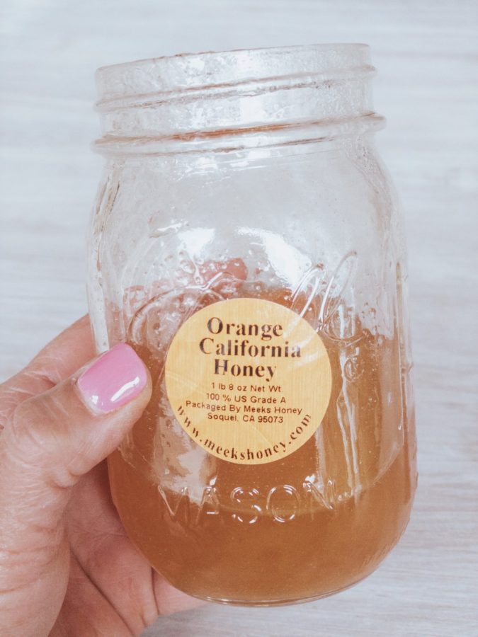 California orange blossom honey