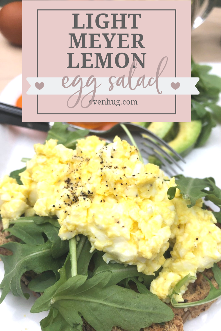 Light meyer lemon egg salad