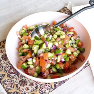 Persian Cucumber and Tomato Salad Salad Shirazi