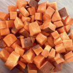 Sweet potato chunks