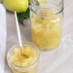 Honeydew melon jam in mason jars