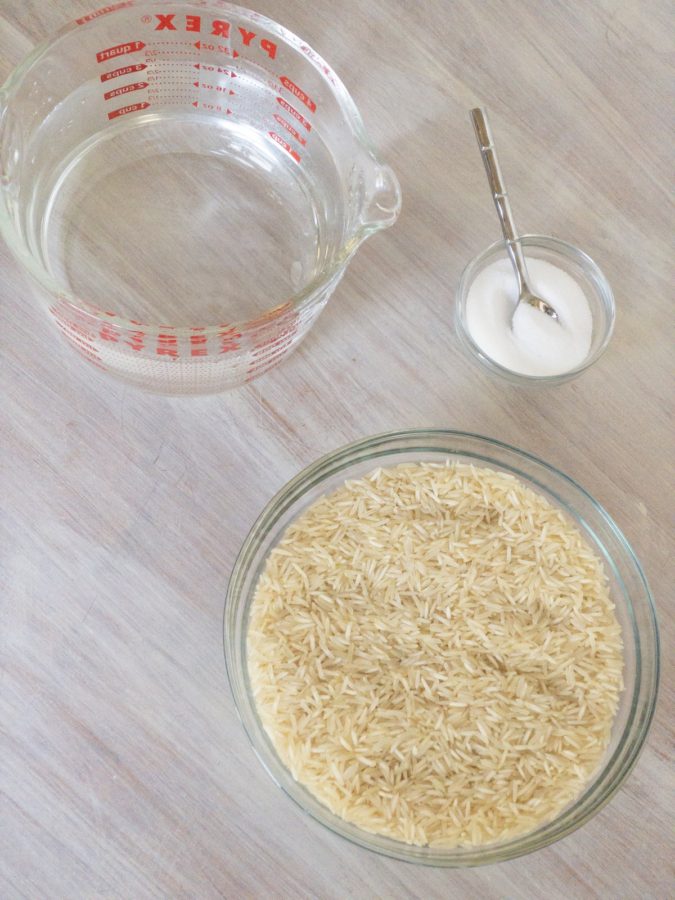 Ingredients for Parboiled Rice