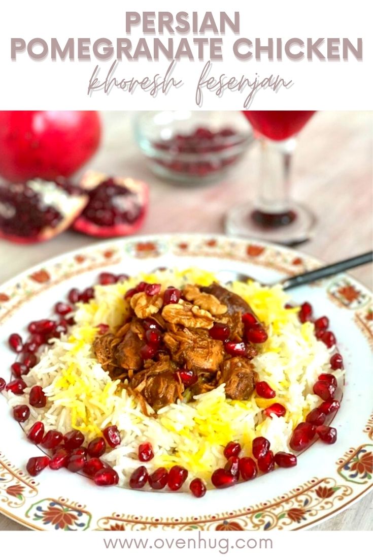 Khoresh Fesenjan | Persian Pomegranate and Walnut Chicken Stew