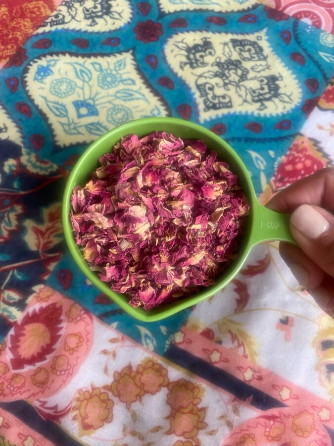 Persian culinary dried rose petals